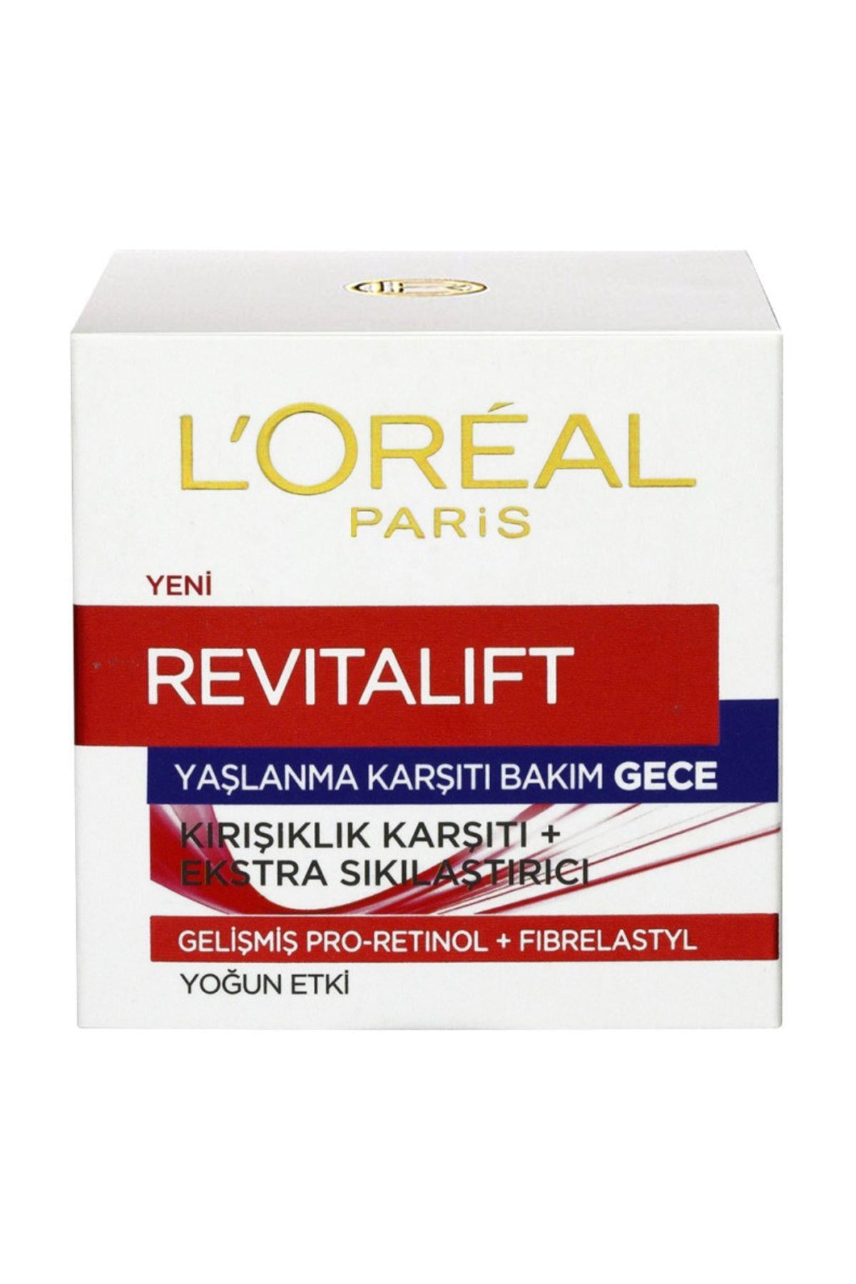 L'Oreal Paris Revitalift Lazer X3 Yaşlanma Karşıtı Gece Kremi 50 ml