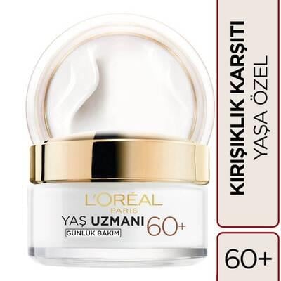 L'Oreal Paris Yaş Uzmanı Kırışıklık Karşıtı Krem Besleyici 60+ 50 ml