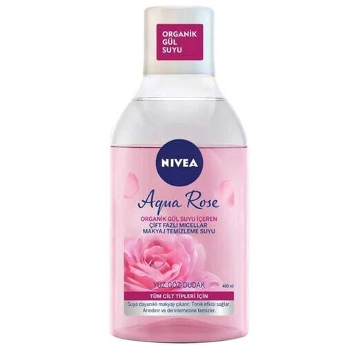 Nivea Aqua Rose Micellar Gül Suyu İçeren Çift Fazlı Makyaj Temizleme Suyu 400 ml