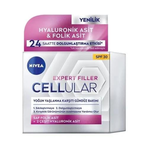 Nivea Cellular Expert Filler Yoğun Yaşlanma Karşıtı Spf 30 Gündüz Yüz Bakım Kremi 50 ml