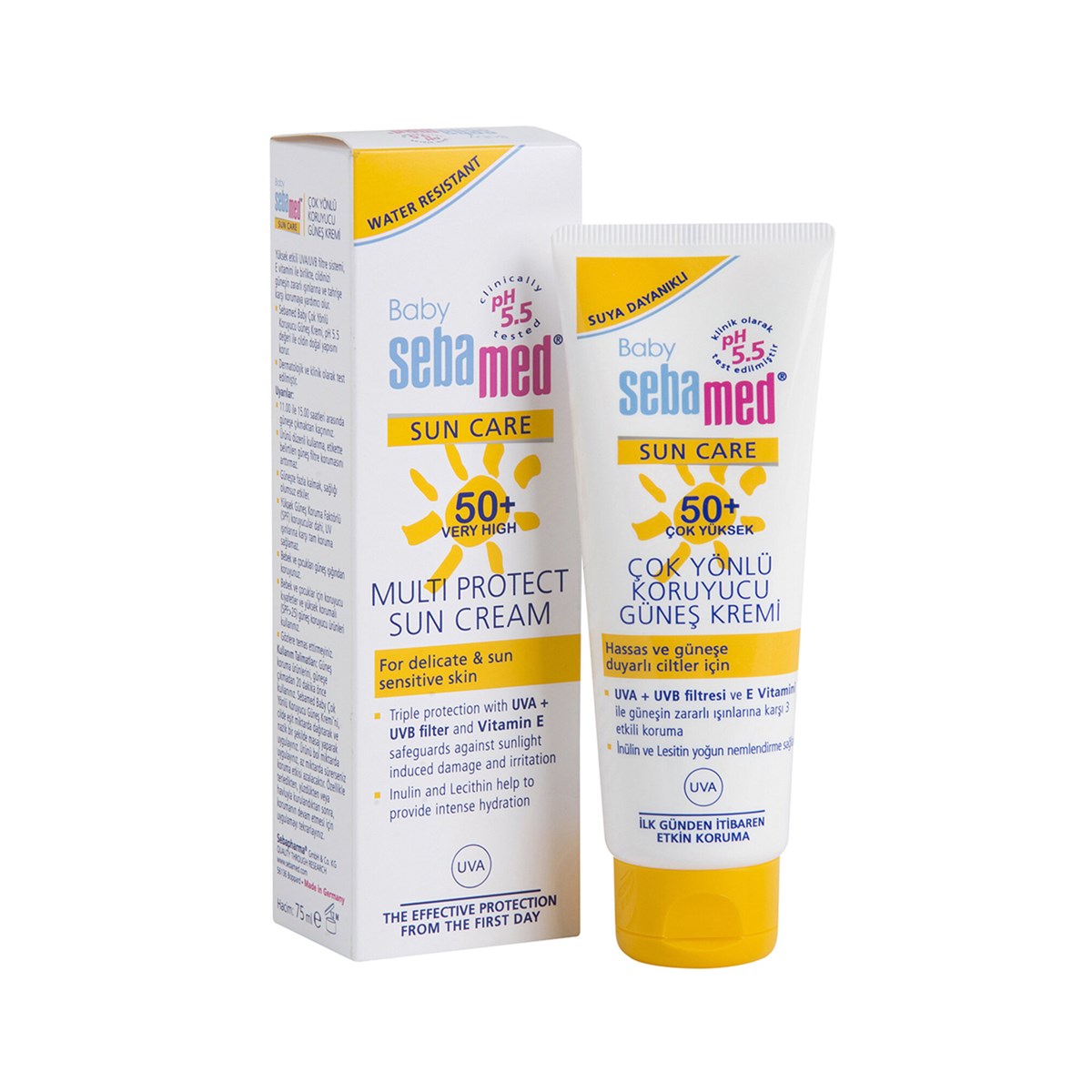 Sebamed Baby Sun Care 50+ Çok Yüksek Çok Yönlü Koruyucu Güneş Kremi 75 ml