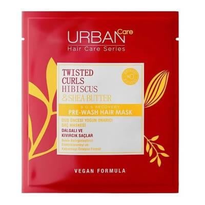 Urban Care Twisted Curls Hibiscus ve Shea Yağı Duş Öncesi SOS Onarıcı Saç Bakım Maskesi 50 ml