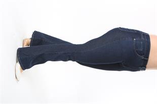 Büyük Beden İspanyol Paça Kot Lacivert