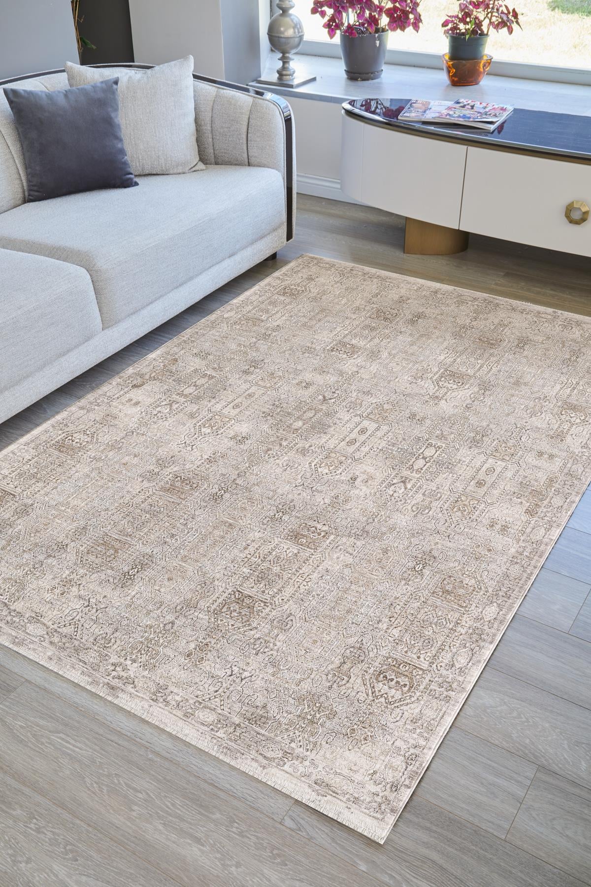 PHAEDRAPhaedra Klasik ve Modern Salon Halısı Mutfak Halısı Yolluk Yumuşak Halı Tozumaz Halı BN-04