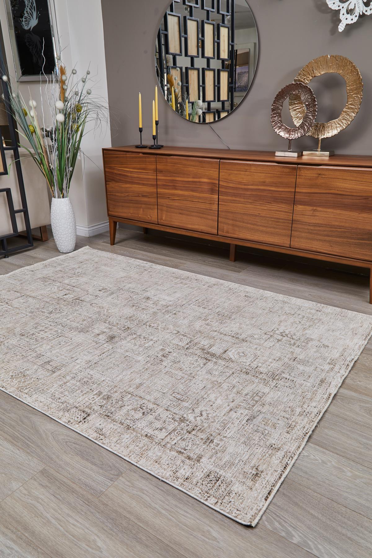 PHAEDRAPhaedra Klasik ve Modern Salon Halısı Mutfak Halısı Yolluk Yumuşak Halı Tozumaz Halı BN-02