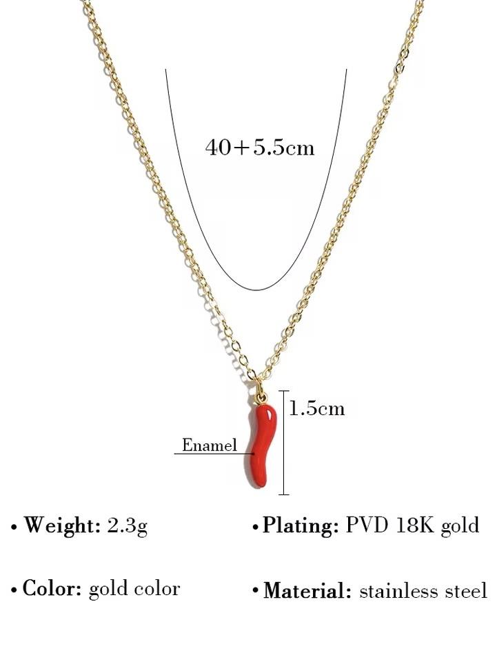 Mini Chili Pepper Kolye