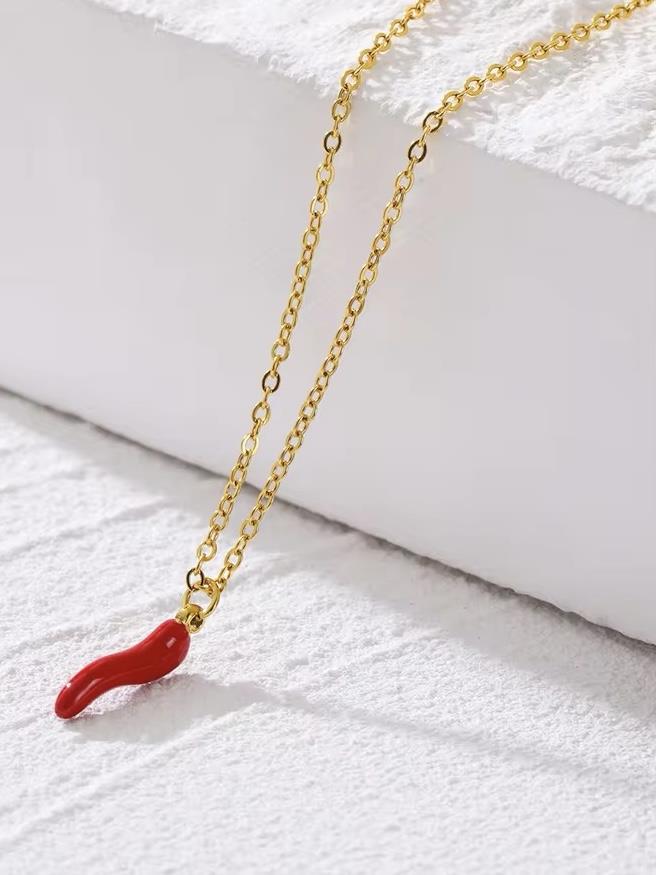 Mini Chili Pepper Kolye