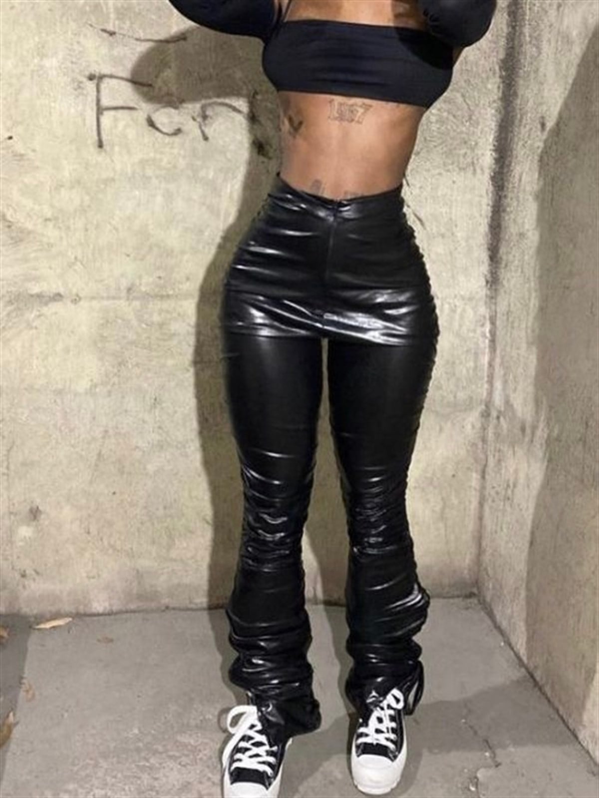 Feminine Deri Pantolon