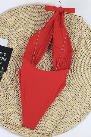 Kırmızı Gül Detaylı Mayo