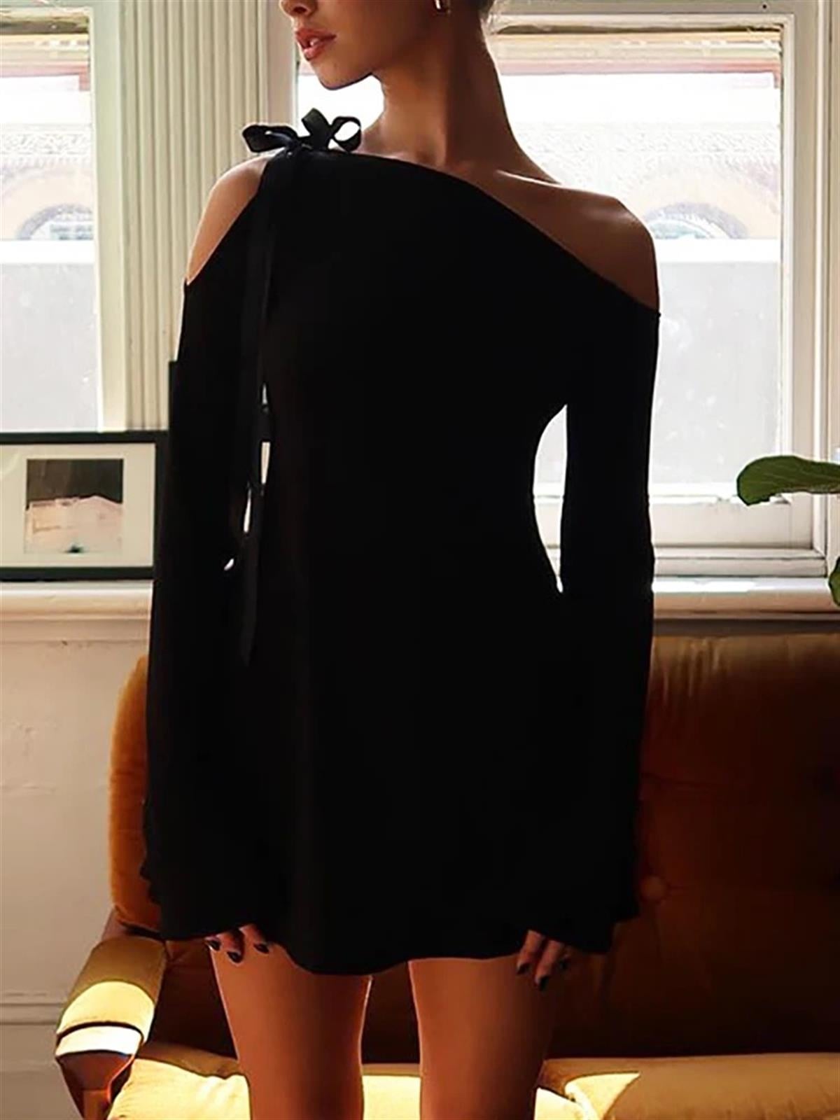 Najma Mini Asimetrik Elbise