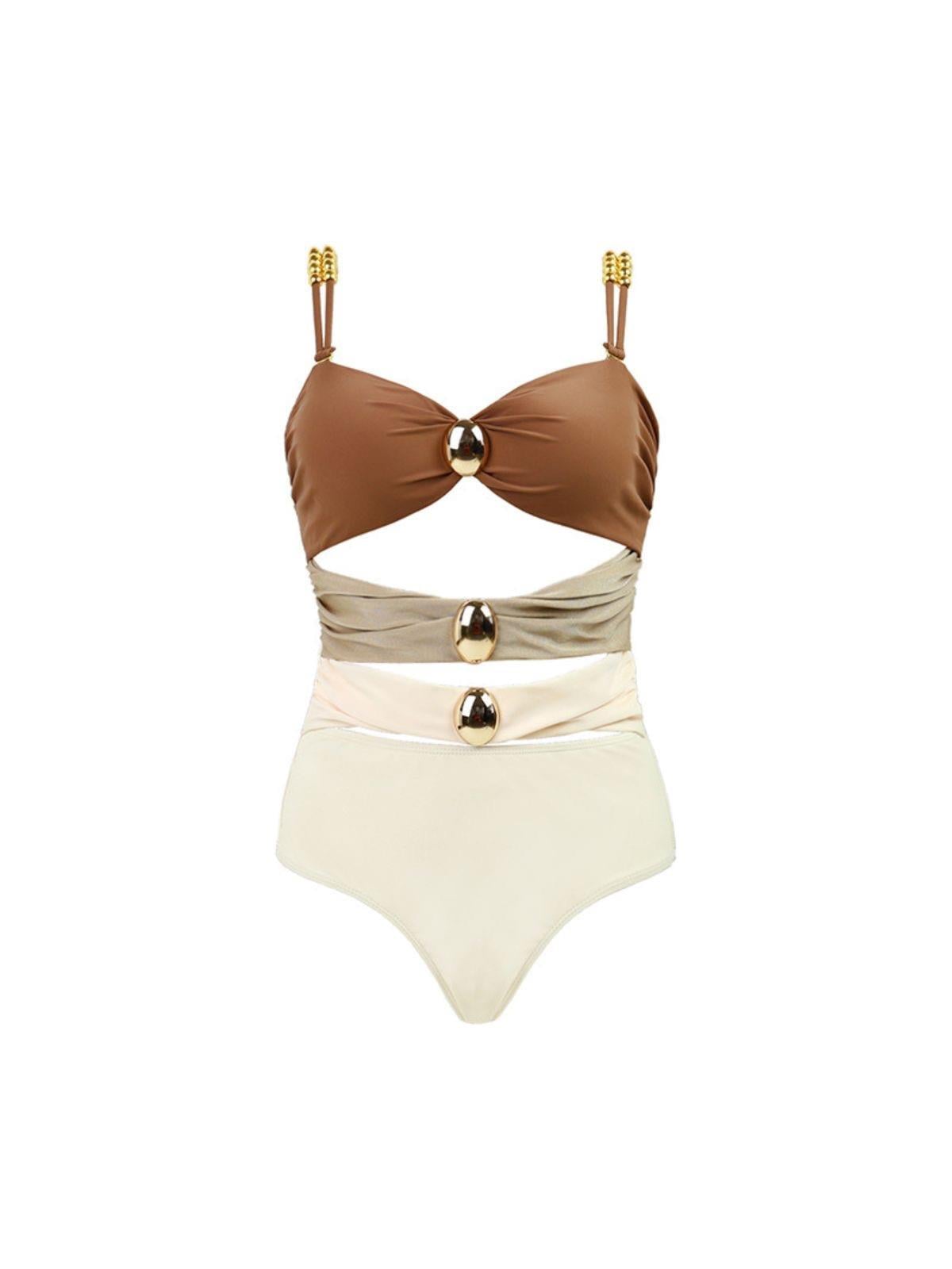 Pastel Nude Mayo & Pareo Takımı