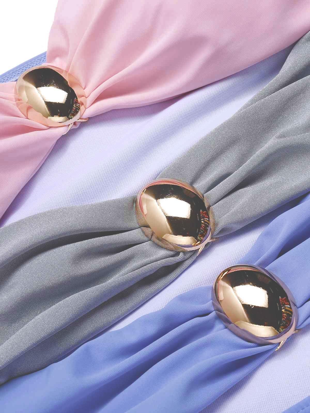 Pastel Pembe Mayo & Pareo Takımı 