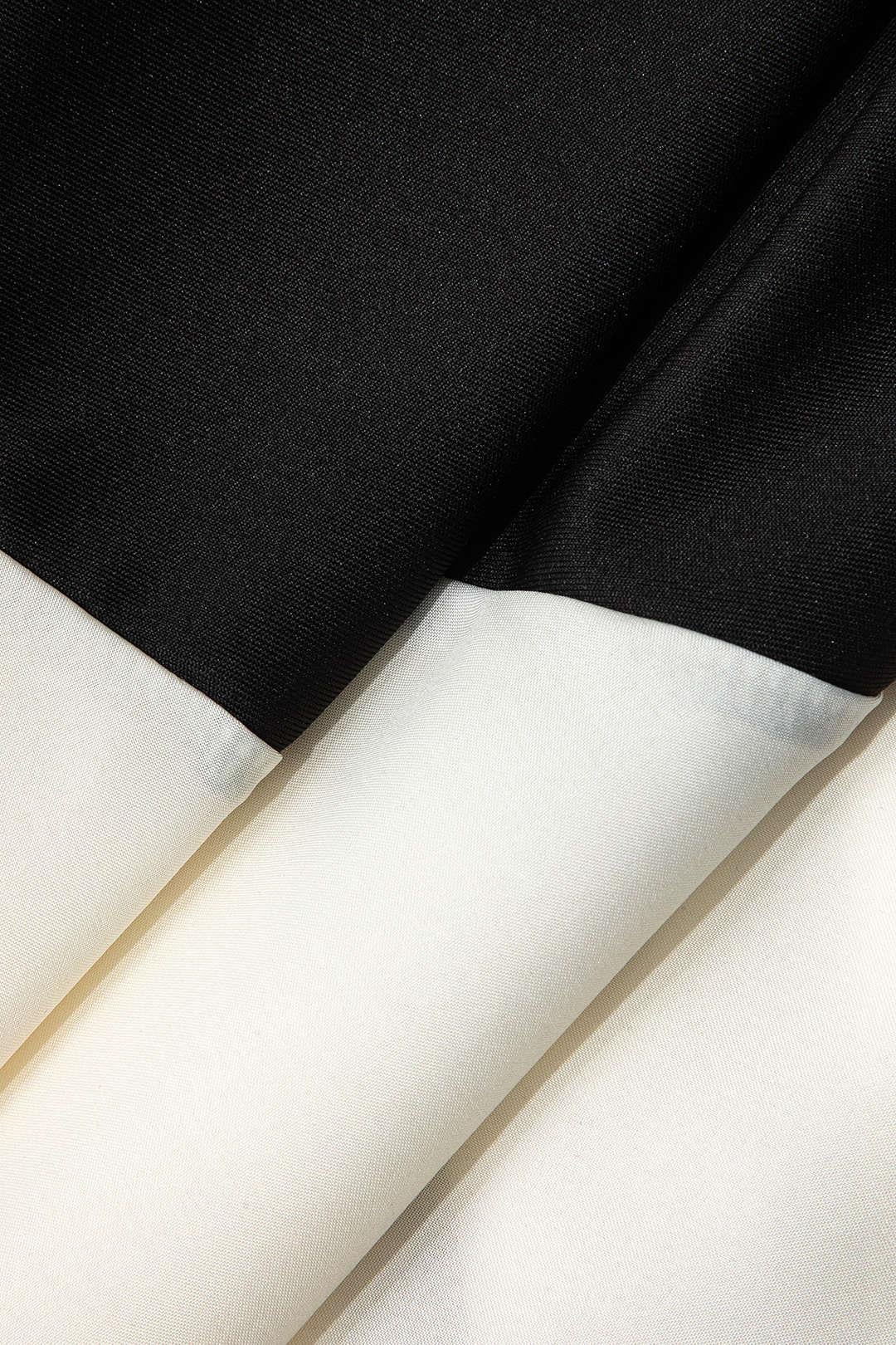 Pileli Kelebek Formlu Siyah Askılı Elbise