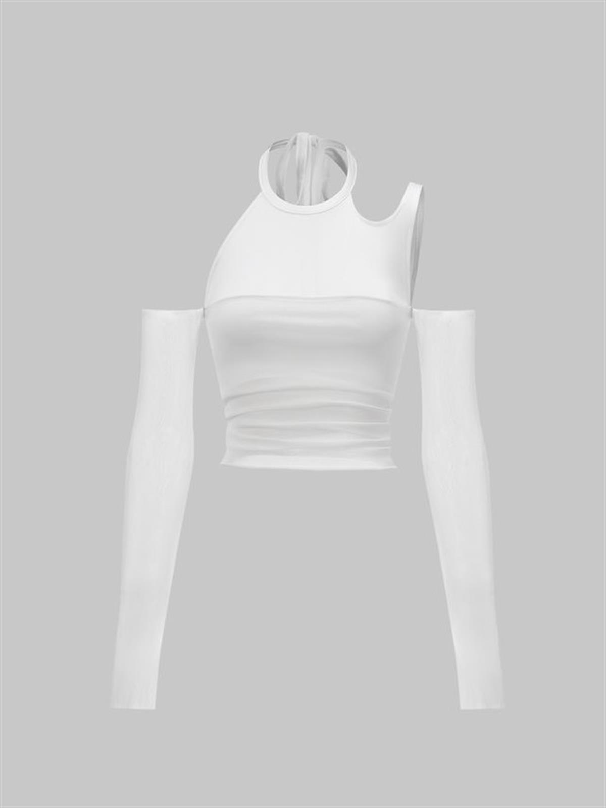 Cut Out White Top