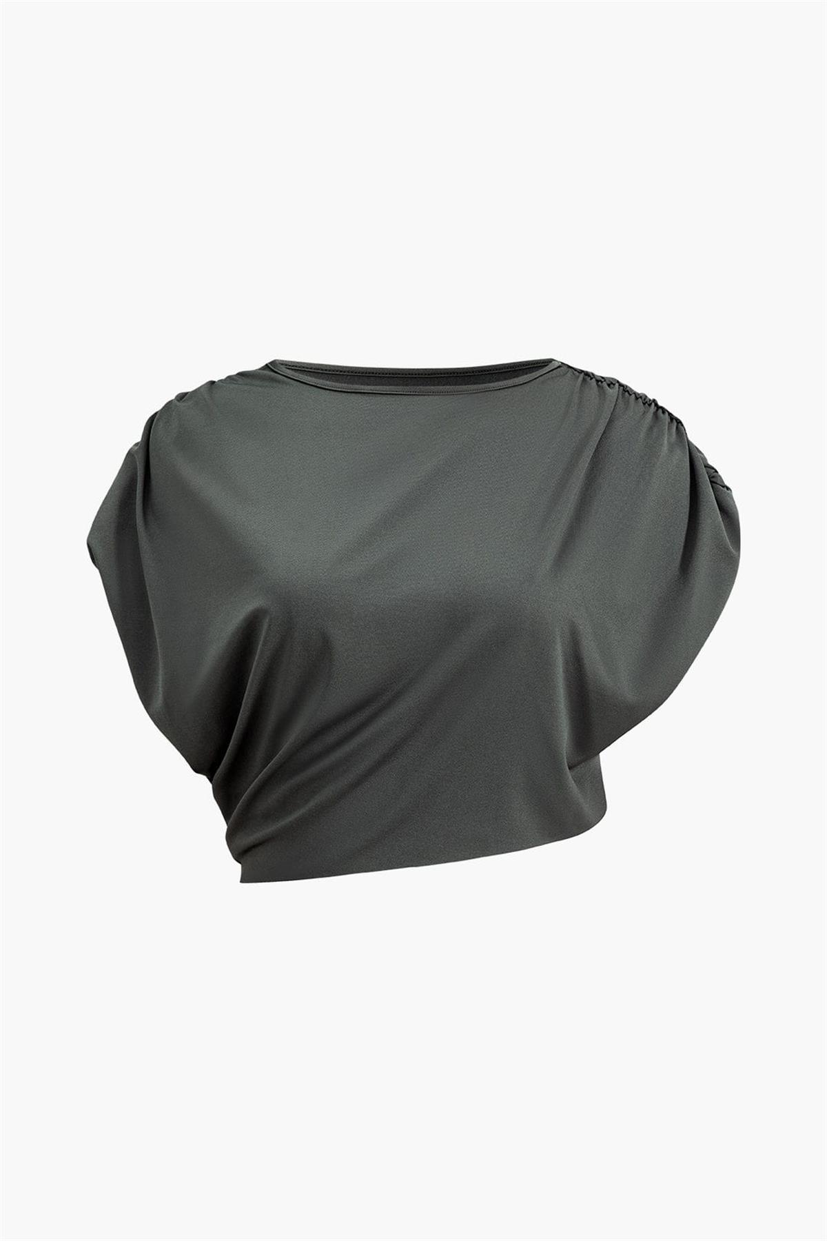 Asimetrik Drapeli Cut-Out Takım