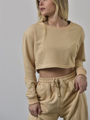 Bej Eşofman Takımı