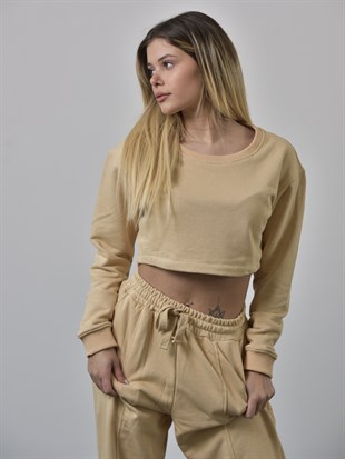 Bej Eşofman Takımı