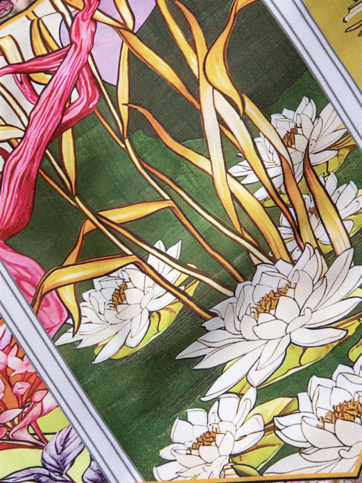 Çiçek Baskılı Bandana Kesim Bikini