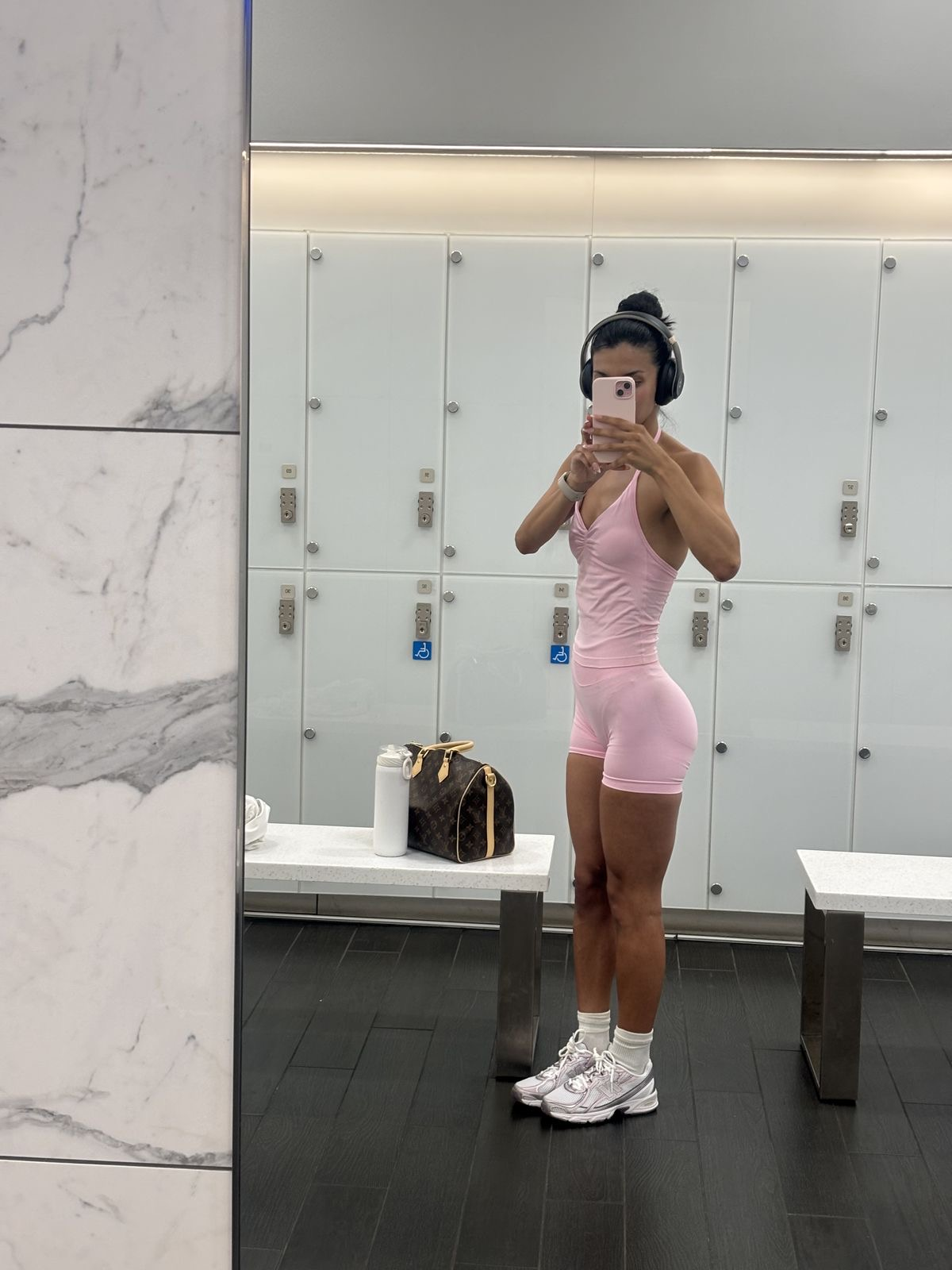 Dfyne Halter Yaka Spor Üst - Pembe