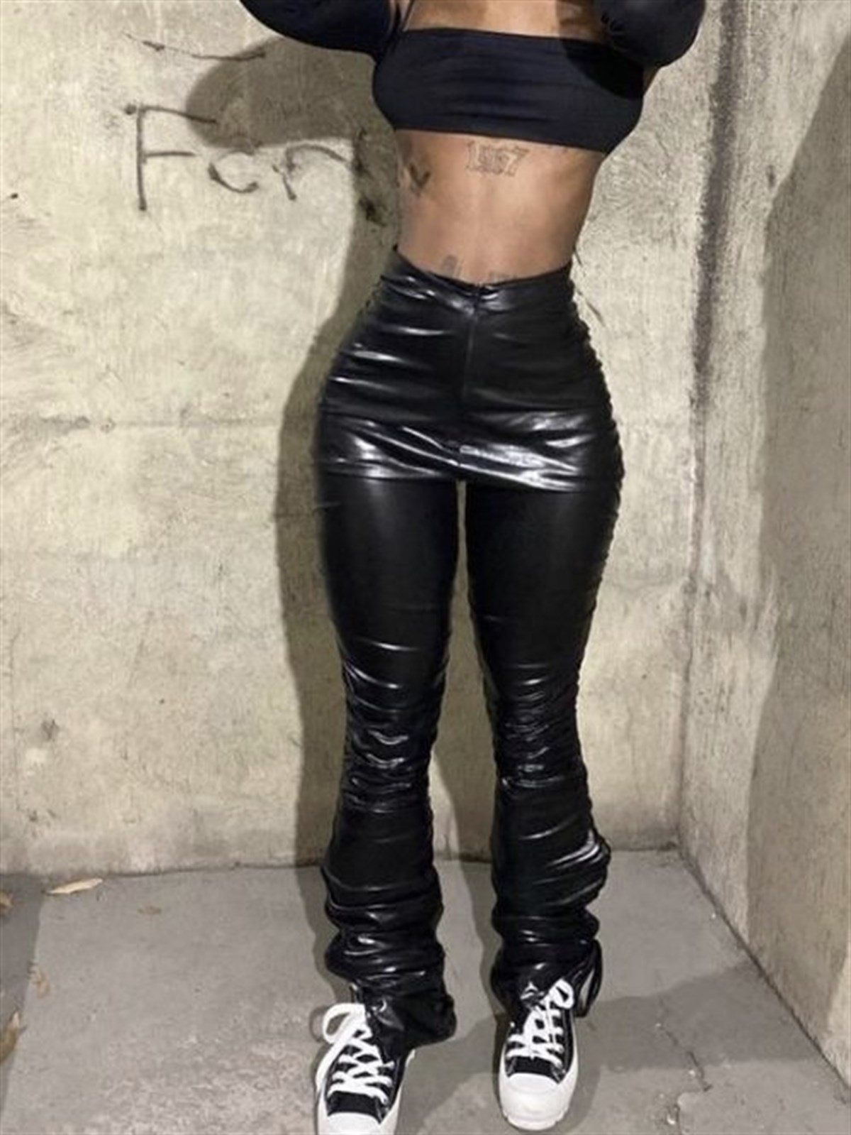 Feminine Deri Pantolon