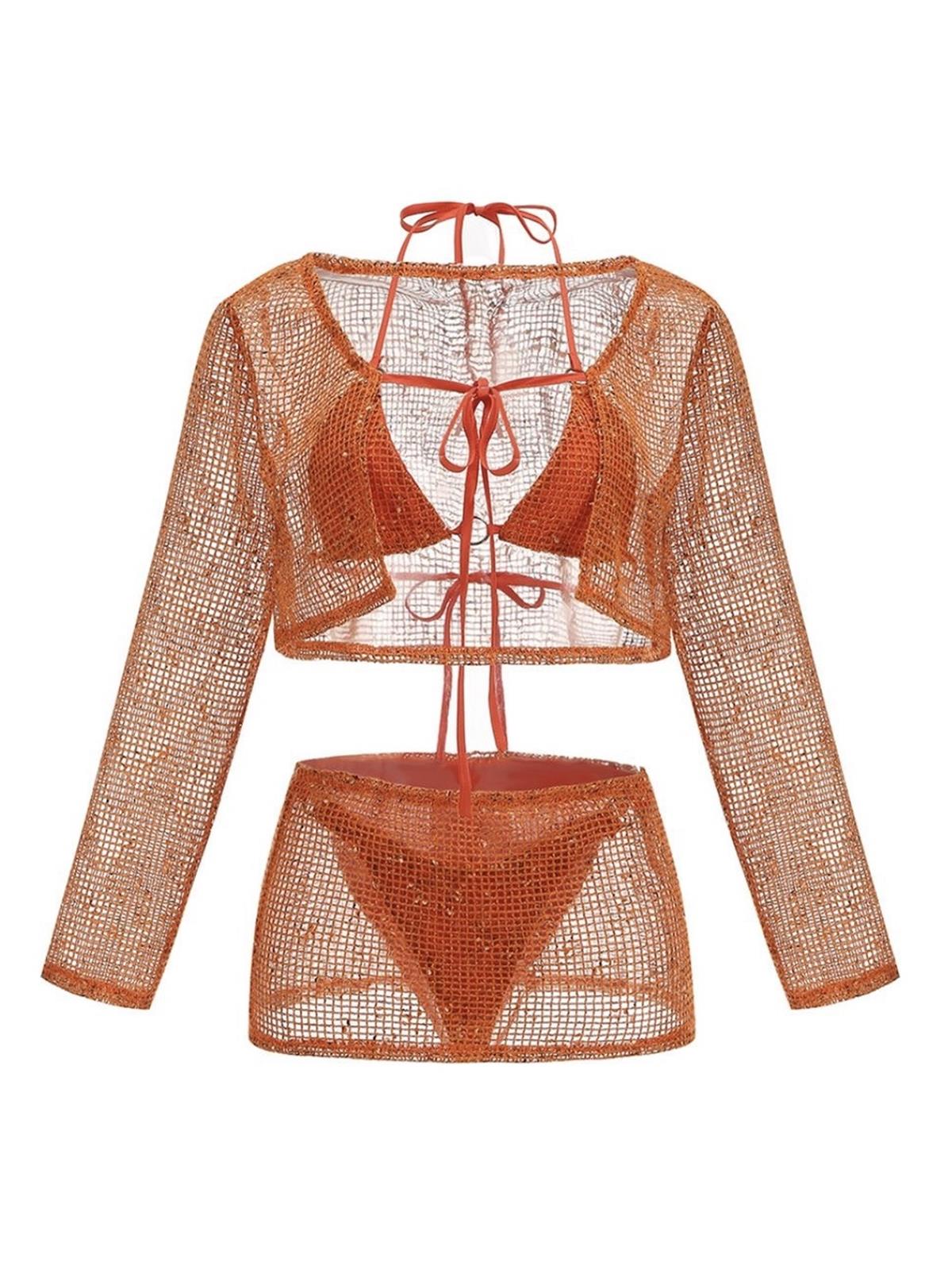 File Turuncu Bikini Set