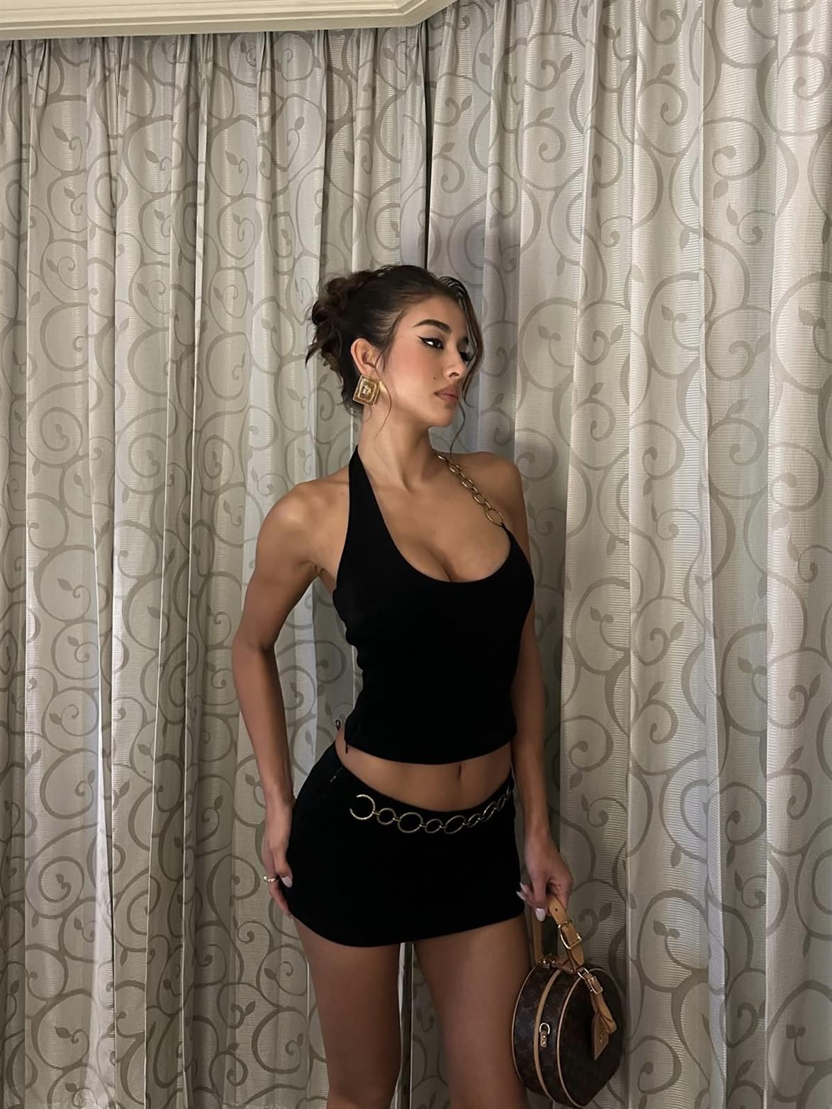 Gold Zincir Askılı Mini Takım