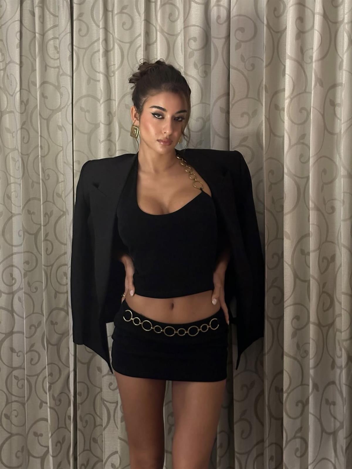 Gold Zincir Askılı Mini Takım