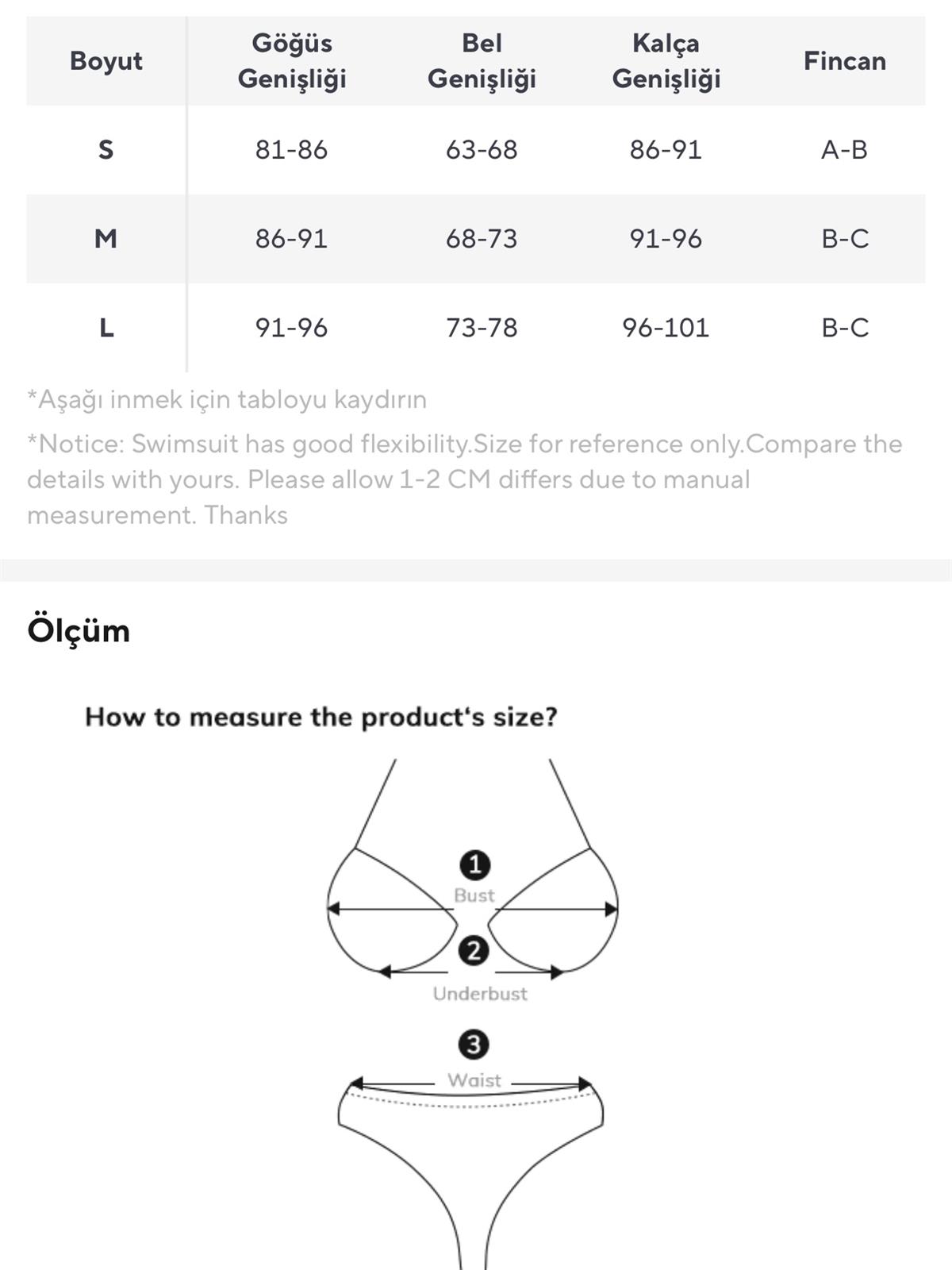 Kalın Askılı Beyaz Şeritli Bikini Takımı