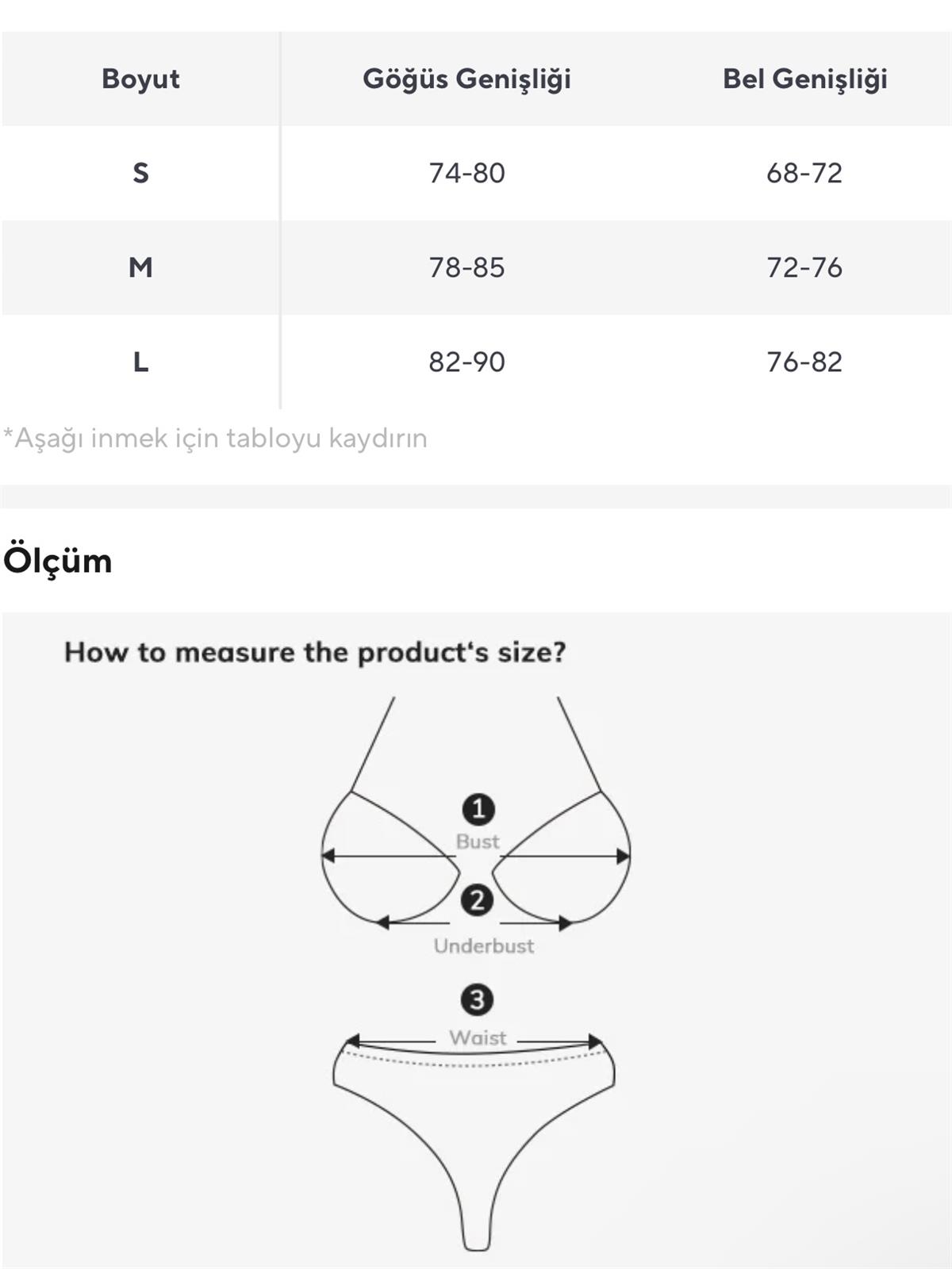 Metalik Bikini Takımı - Silver