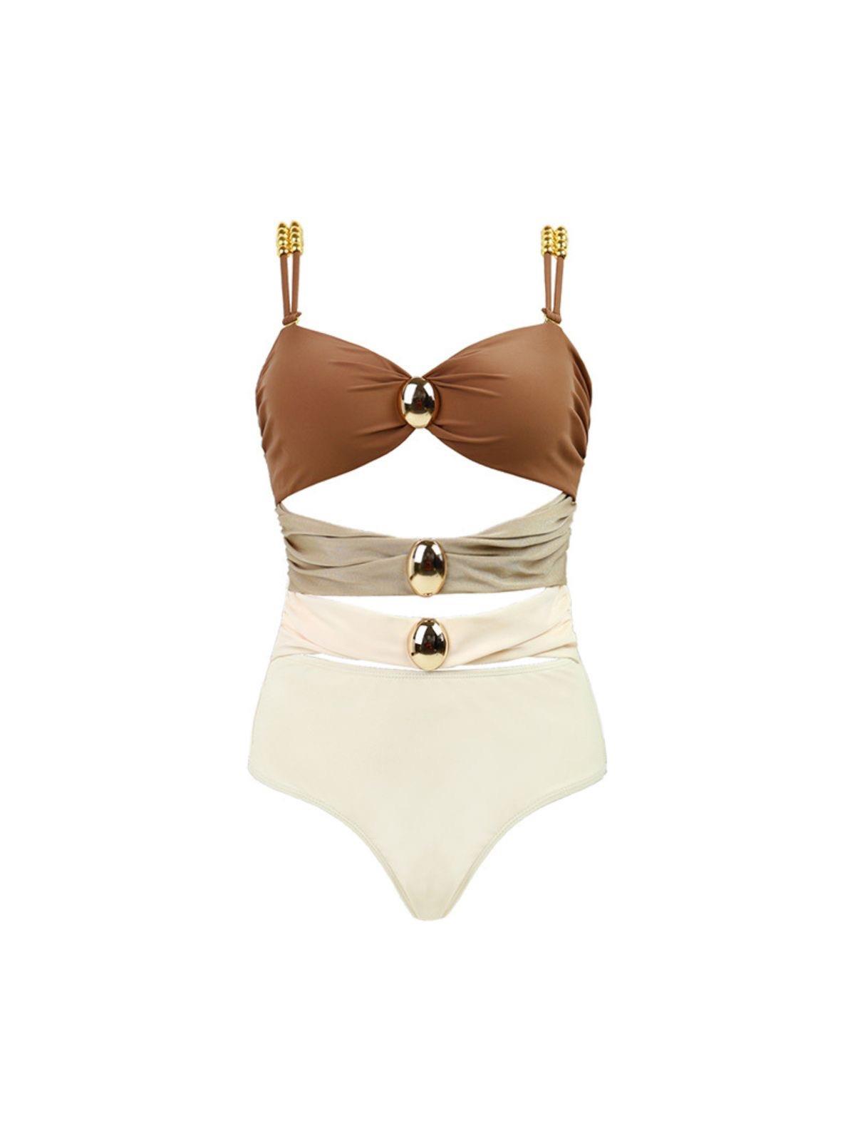 Pastel Nude Mayo & Pareo Takımı