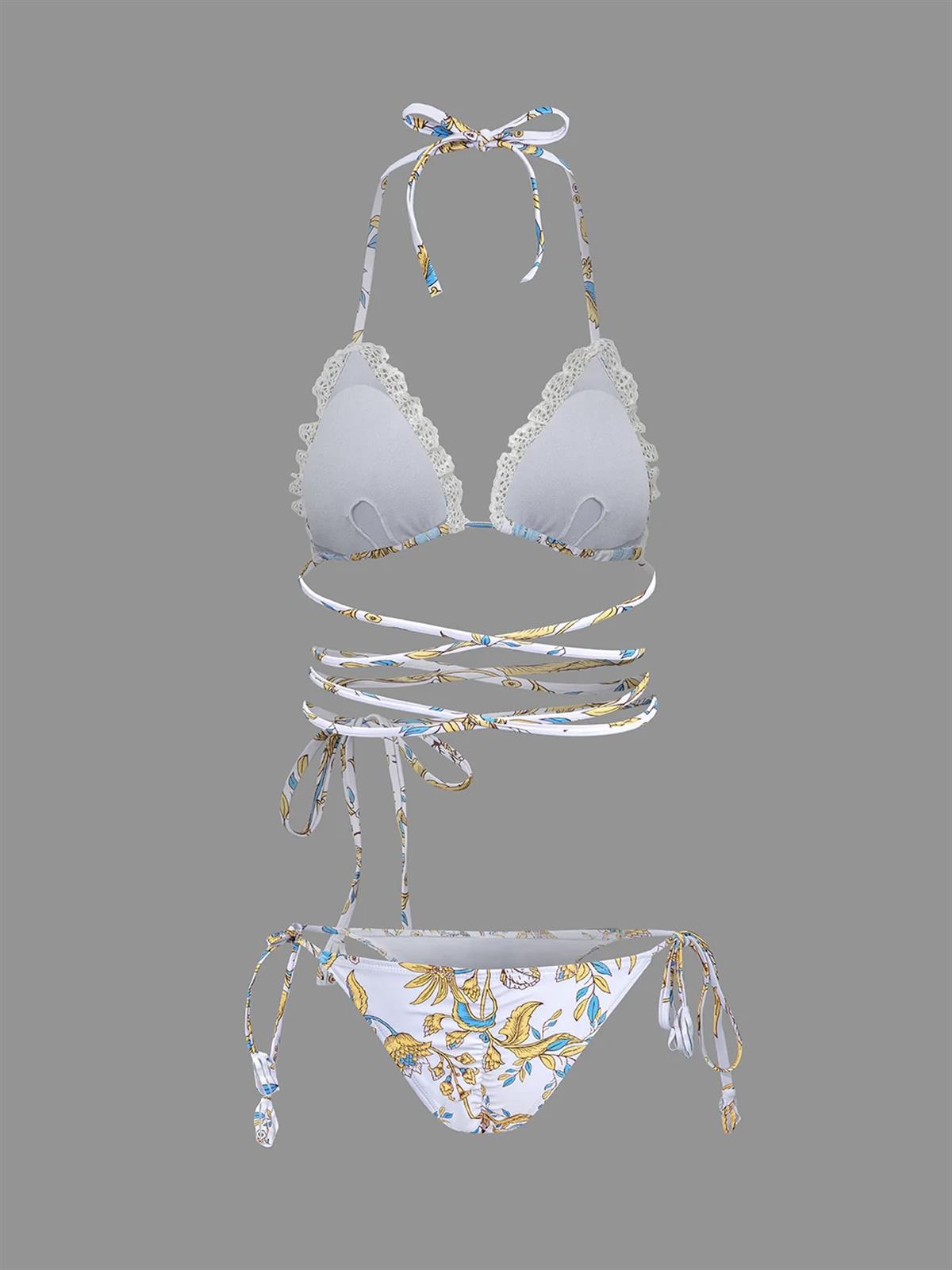 Pure White Bikini Takımı