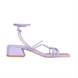 Relier - Mor Topuklu Sandalet