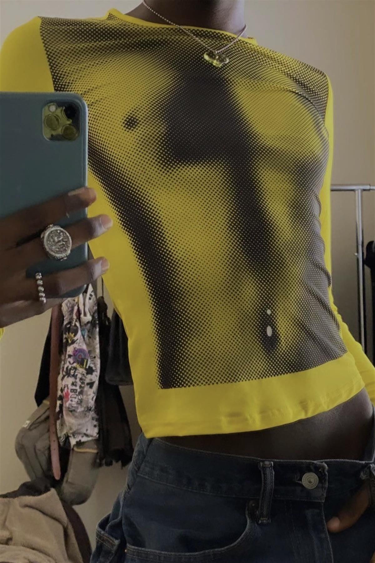 Silhoutte Yellow Unisex Body