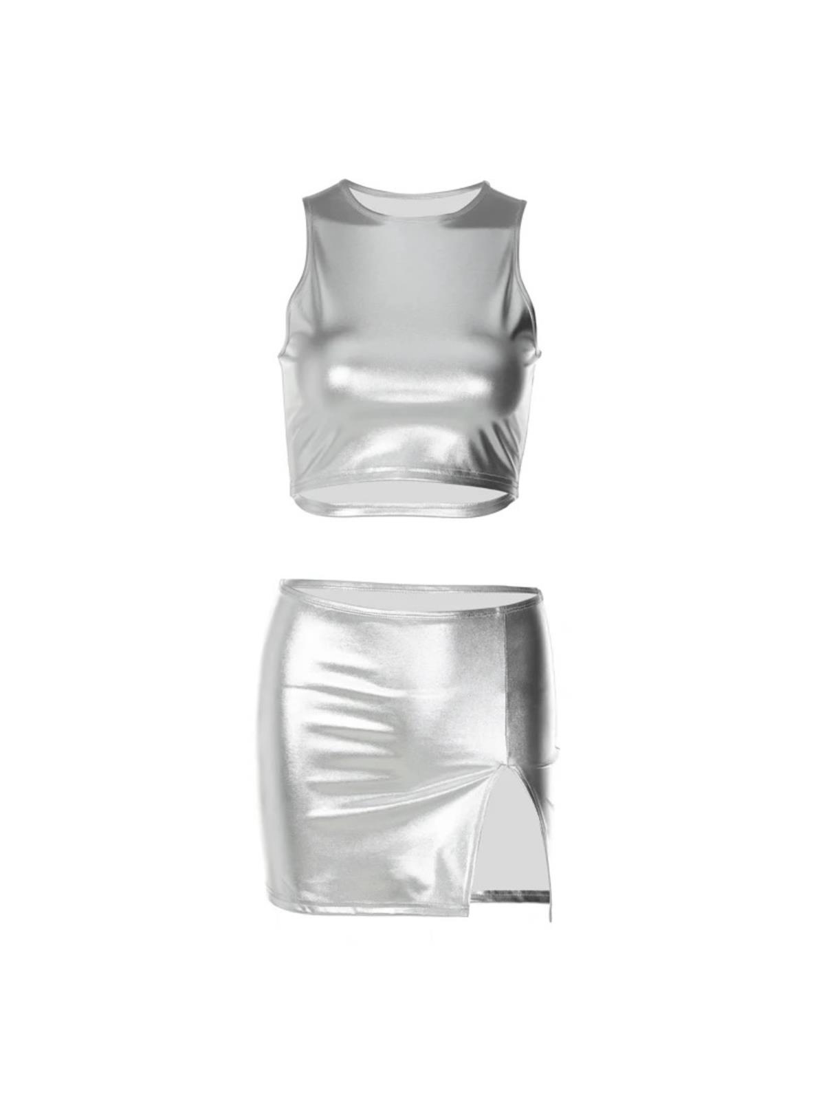 Metalik Mini Silver Takım