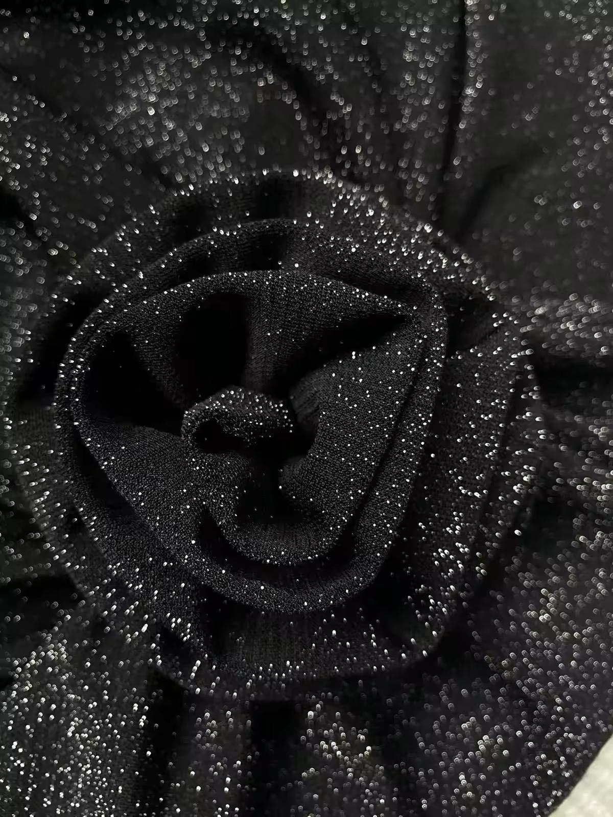 Simli Asimetrik Pareolu Bikini Takımı