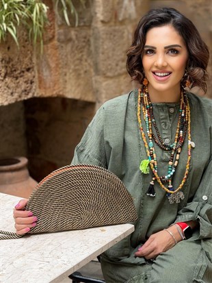 Siyah Hasır Portföy Çanta