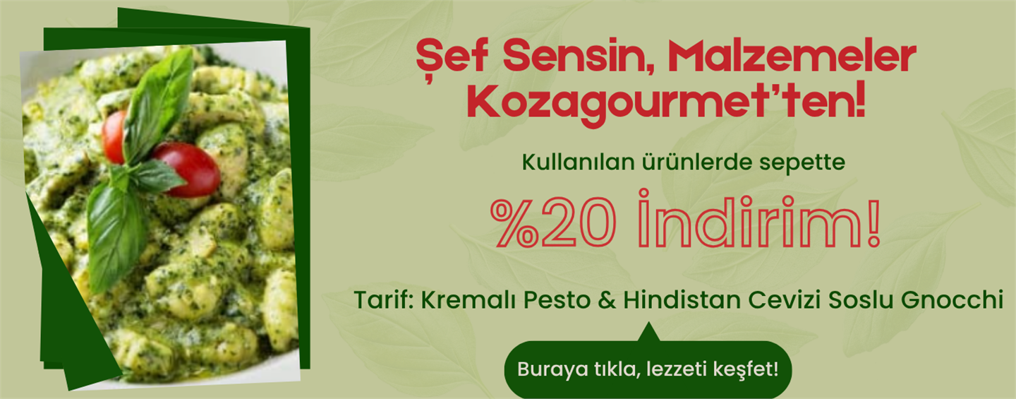 Kremalı Pesto & Hindistan Cevizi Soslu Gnocchi Tarifi