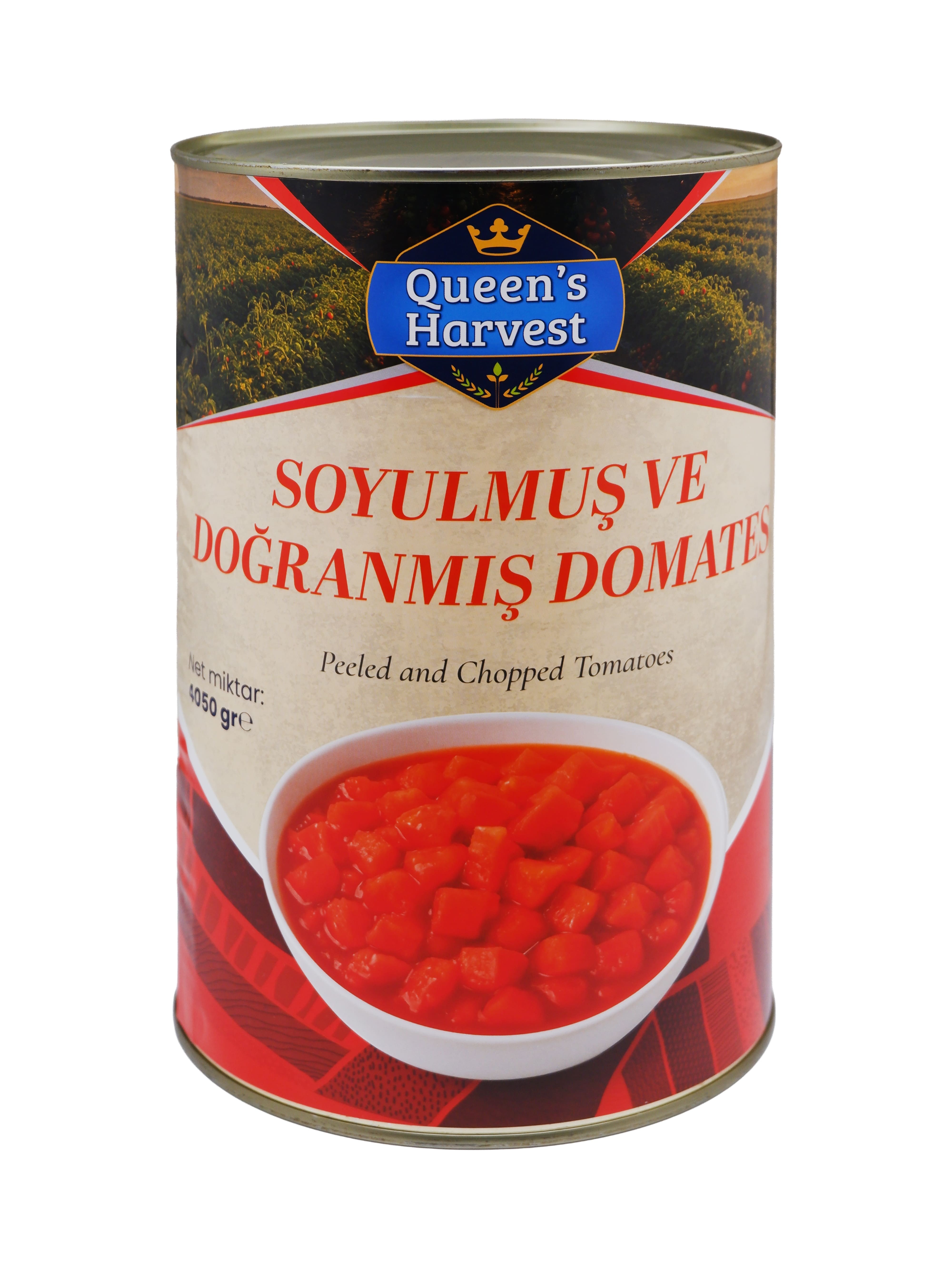 Soyulmuş ve Doğranmış Domates Konservesi 4,05 kg
