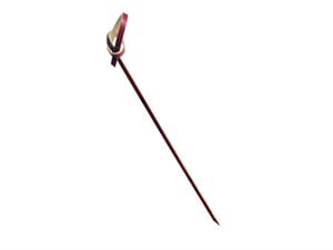 Kırmızı Düğümlü Bambu Kürdan (12 cm) 100 Adet
