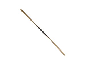 Kıvrımlı Siyah Bambu Kürdan (9 cm) 100 adet