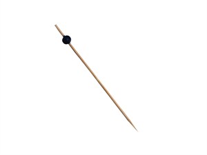 Mini Siyah Toplu Bambu Kürdan (10 cm) 100 adet