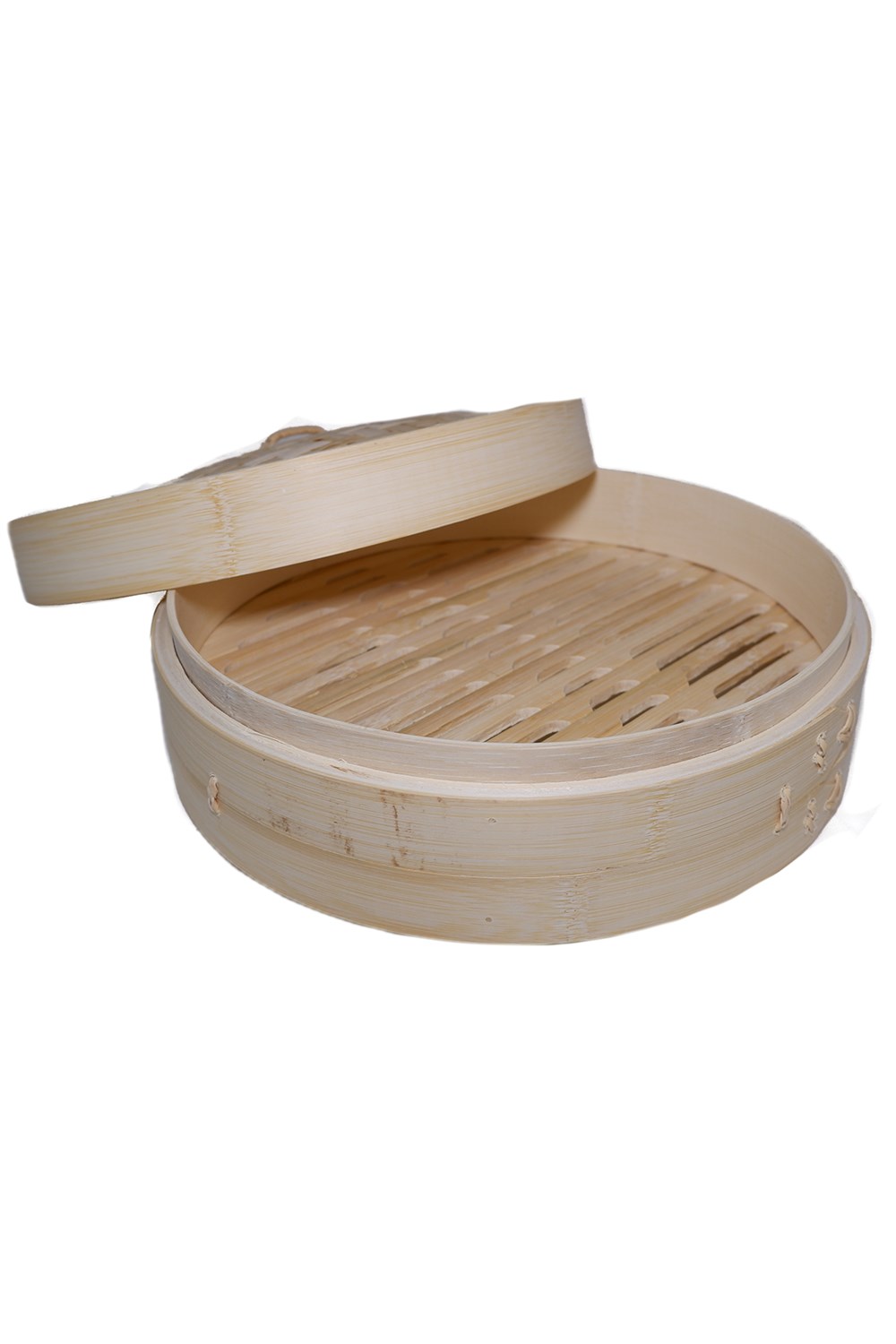 Bambu Buhar Sepeti Tek Katlı-Kapaklı 30 cm