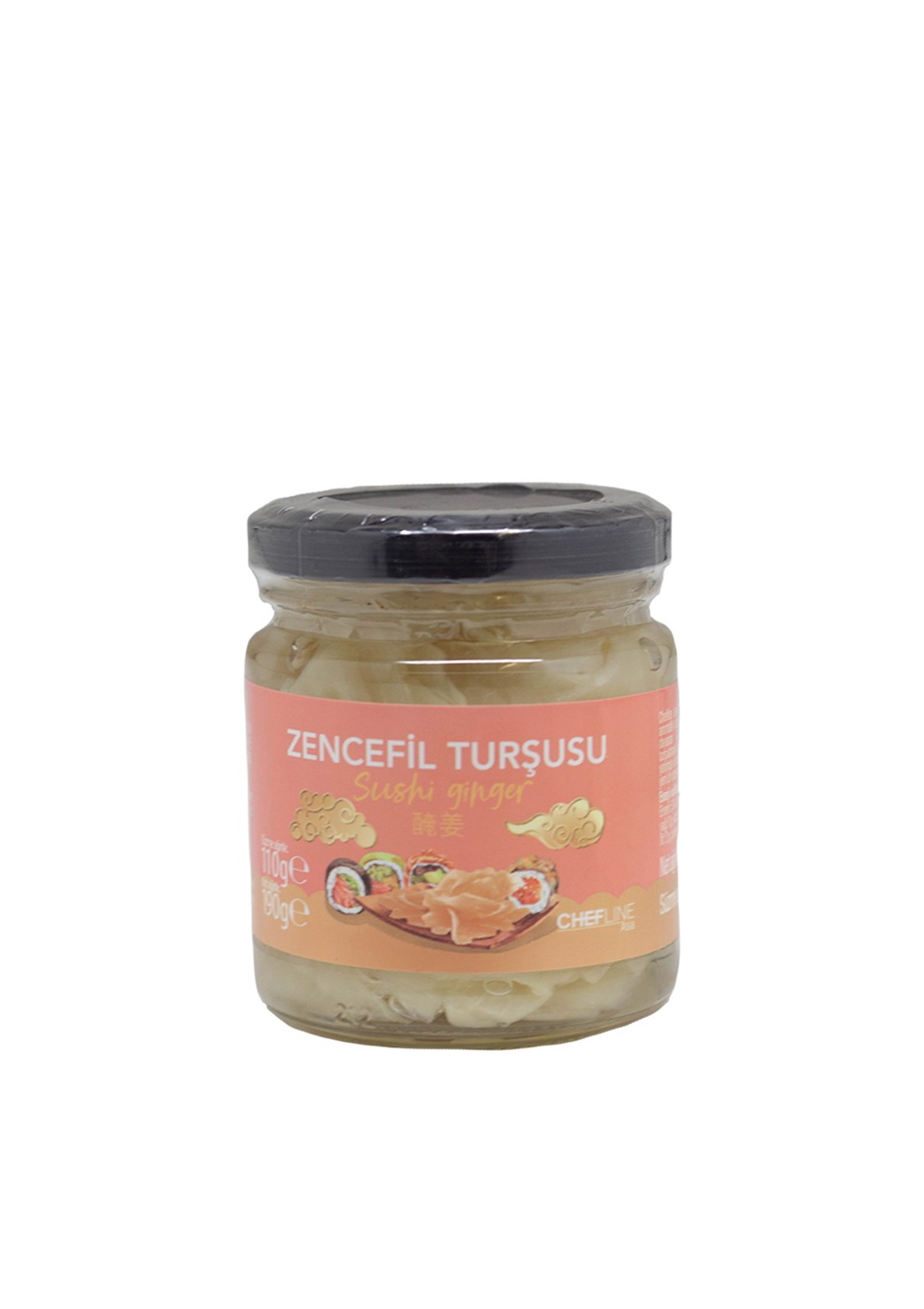 Gari Shoga Kavanoz 190 g (Zencefil Turşusu)