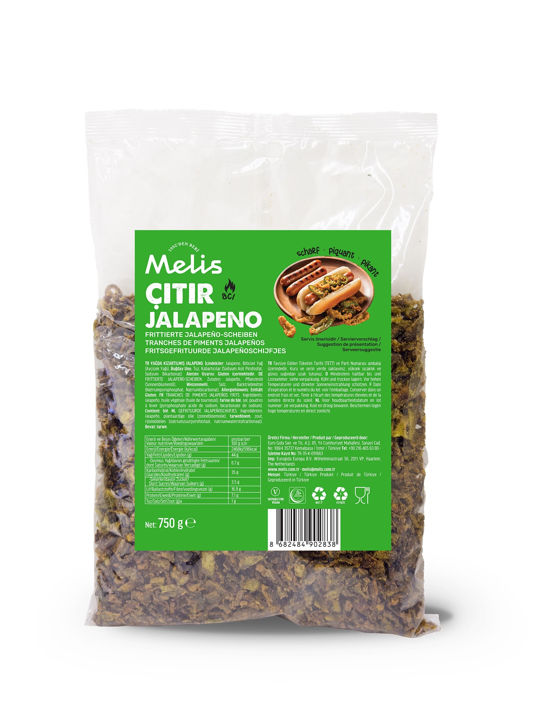 Kıtır Jalapeno 750 gr