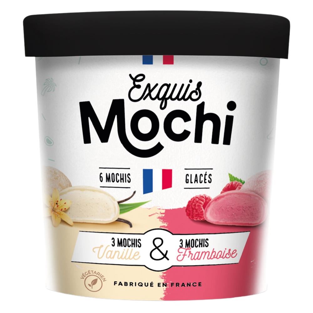 Vanilyalı & Ahududulu Mochi 180 Gr