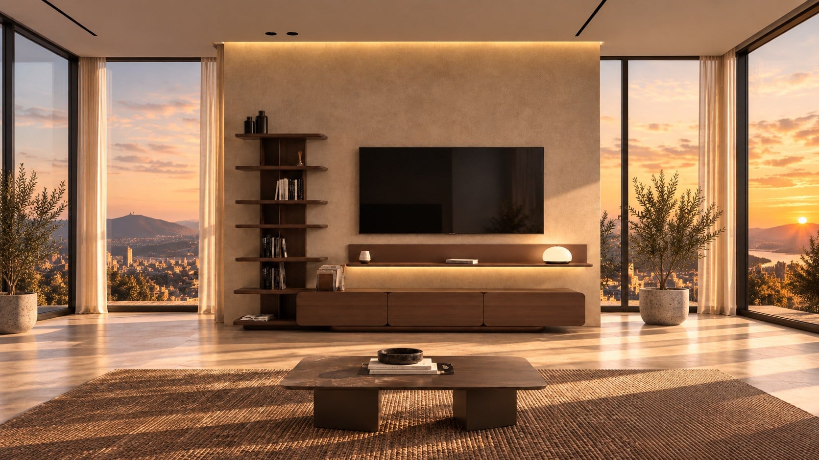 Alto Ceviz TV Ünitesi - Mazello Mobilya'da