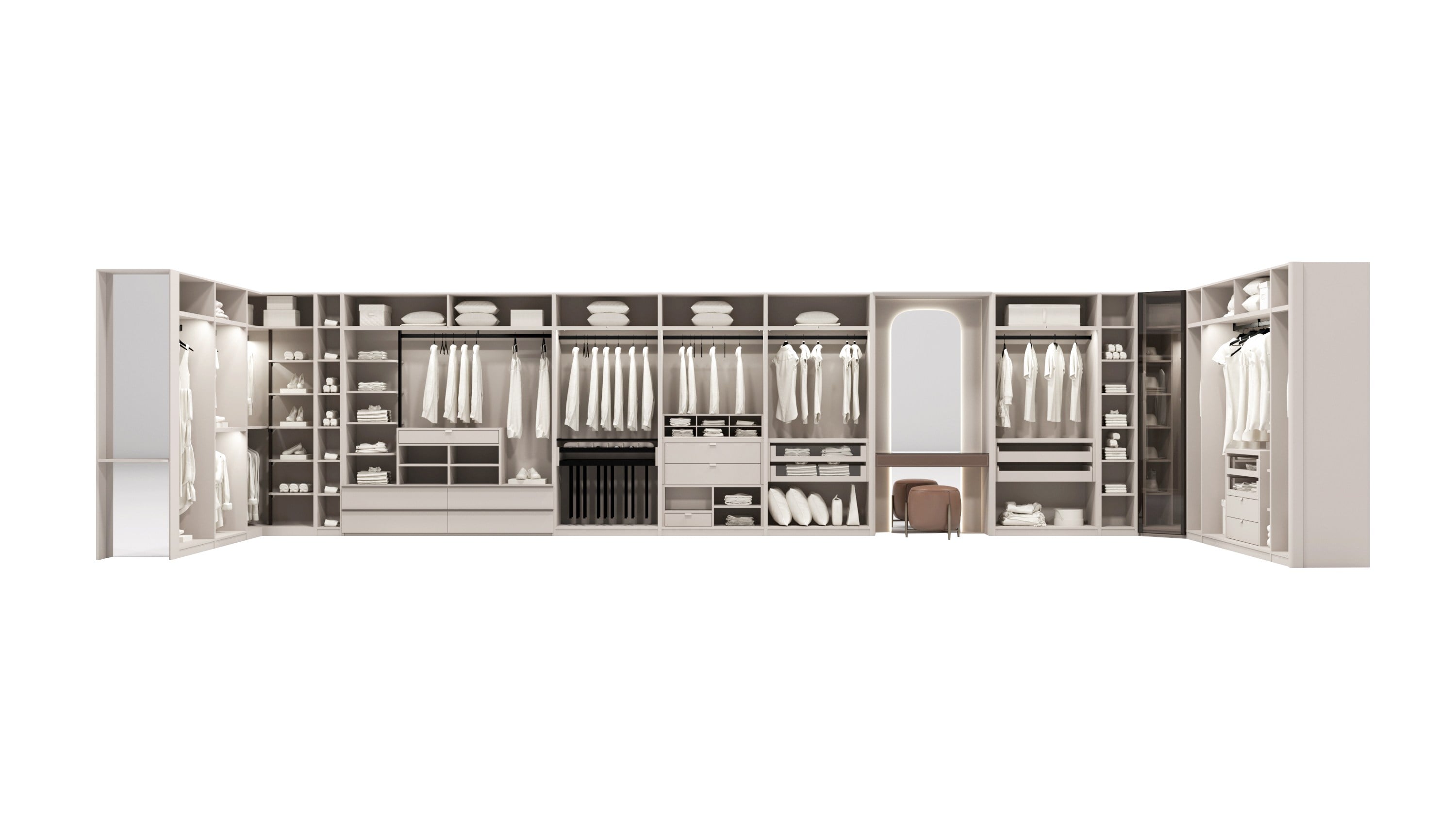 La Wardrobe Giyinme Odası - Mazello Mobilya'da