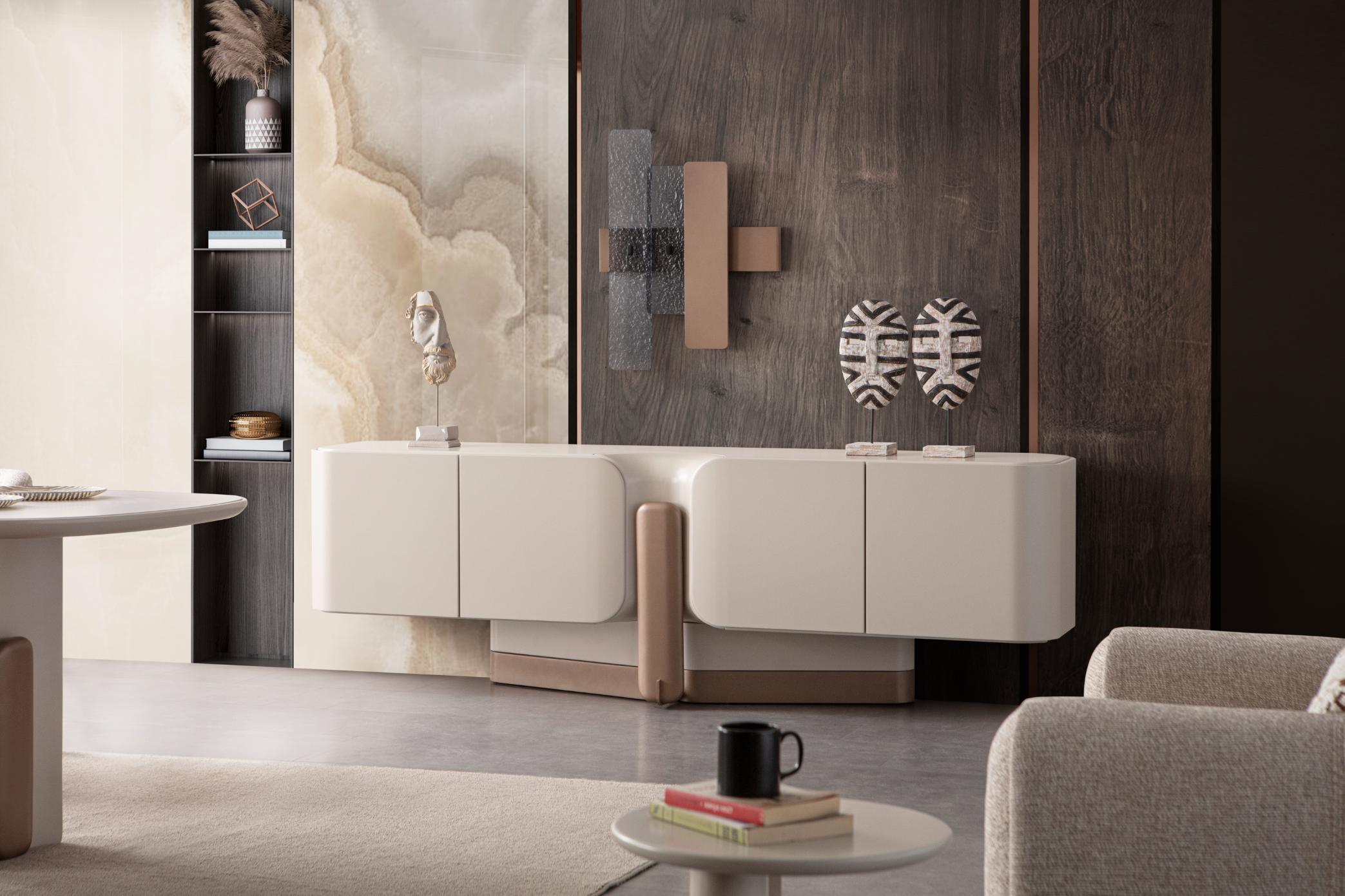 Palermo Krem Konsol - Mazello Mobilya'da