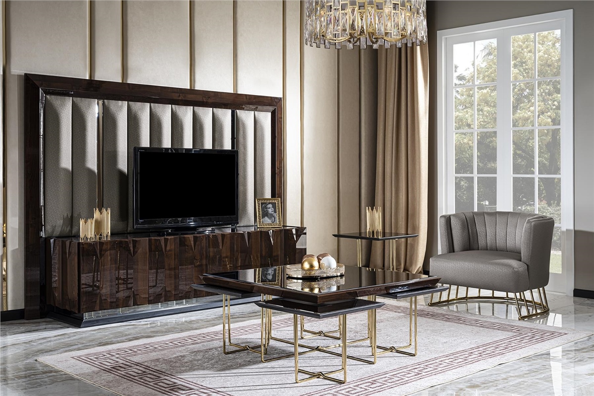 Prada Duvar Ünitesi Siyah