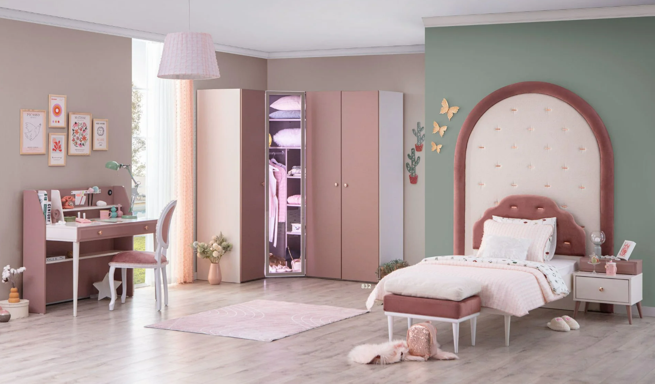 Rose Genç Odası - Mazello Mobilya'da